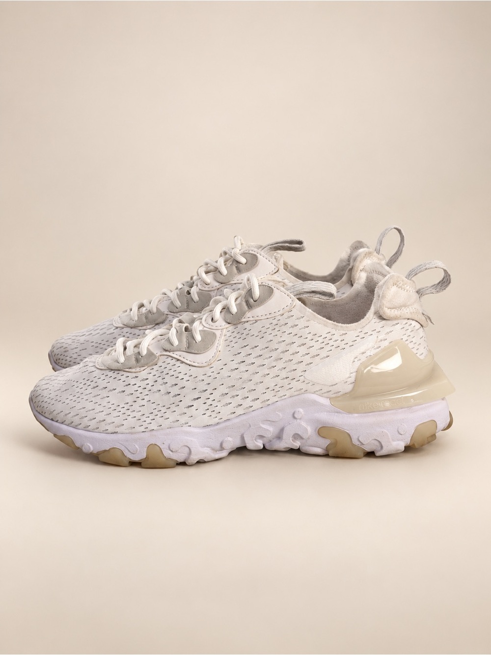 Nike React Vision D/MS/X White Light Smoke Grey Sneakers